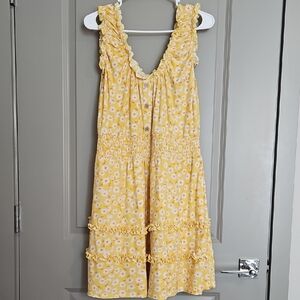 No Boundaries Sleeveless XL Floral Dress